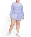 NIKE PLUS SIZE CROPPED FRENCH TERRY SWEATSHIRT
