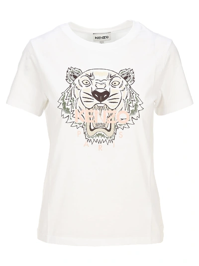 Kenzo Tiger T-shirt In White