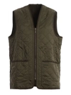 Barbour Polarquilt Waistcoat Zip Liner In Olive