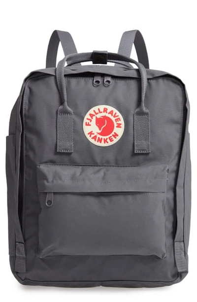 Fjall Raven Kanken Water Resistant Backpack In Super Grey