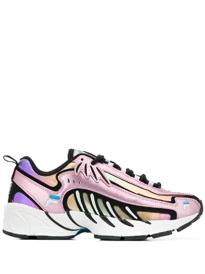 Fila Iridescent Low-top Trainers In Pink