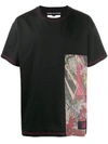 RASSVET CONTRASTING PANEL CREW NECK T-SHIRT