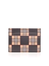 BURBERRY CARDS HOLDER WITH CHECKERBOARD PRINT