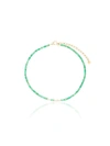Shay 18kt Yellow Gold Emerald And Diamond Tennis Choker In Yellow Gold
