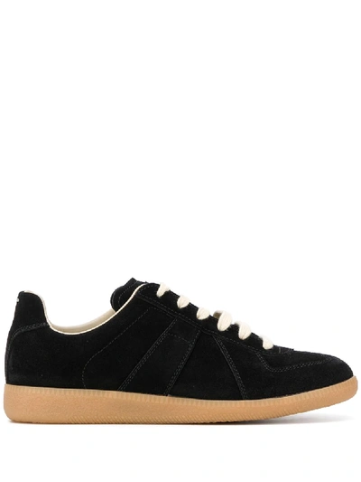 Maison Margiela Replica Low-top Sneakers In Black