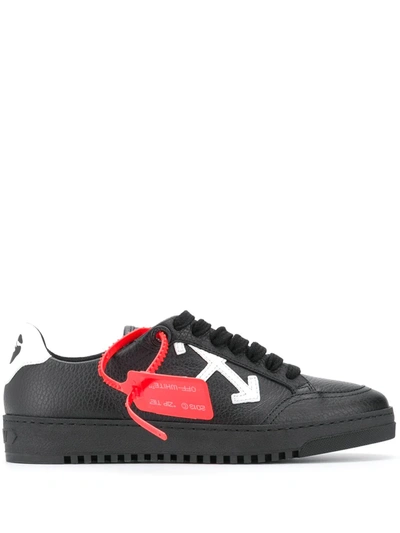 Off-white Black Leather Monogram Arrow 2.0 Sneakers