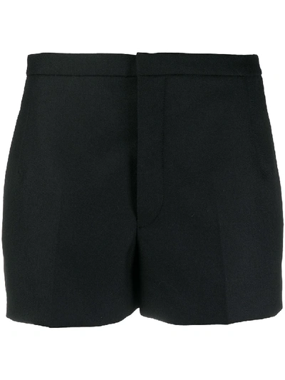 Saint Laurent Straight-leg Shorts In Black