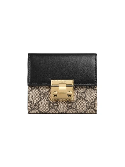 Gucci Padlock Wallet In Brown