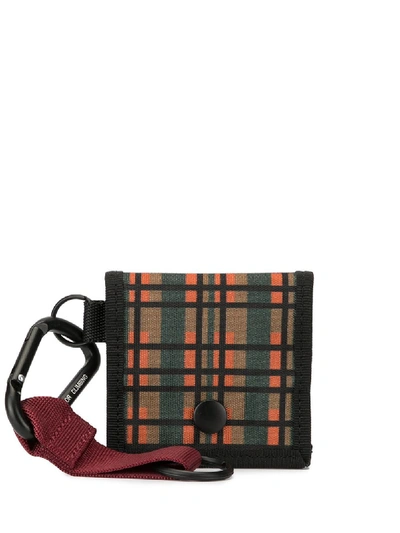 Marni X Porter Keyring Mini Wallet In Brown