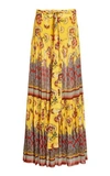 ALEXIS ERRIS FLORAL-PRINT CREPE MAXI SKIRT,807365