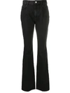 ATTICO HIGH RISE FLARED JEANS