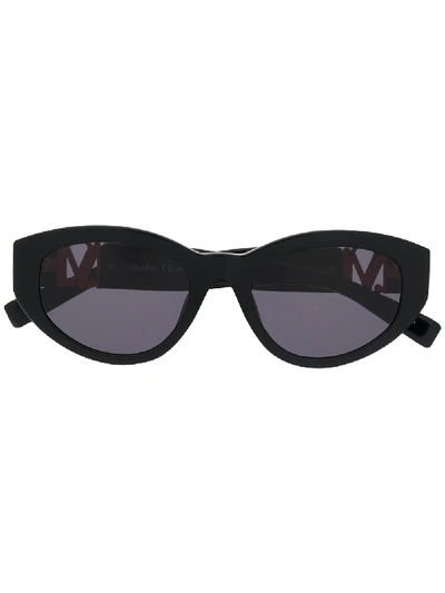 Max Mara Mm Berlin Cat-eye Sunglasses In Black