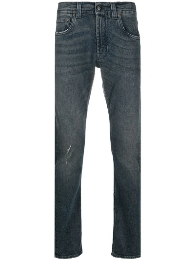 Etro Mid-rise Straight Leg Jeans In Blue