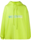 WE11 DONE LOGO PRINT HOODIE