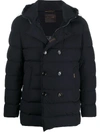 MOORER FLORIO DOUBLE BREAST QUILTED JACKET
