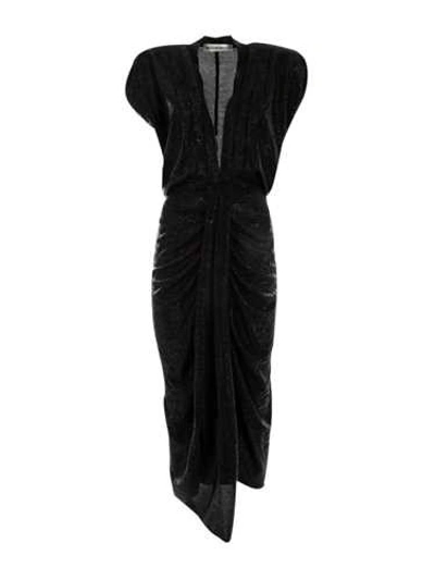 Nine Minutes Sequined Black Long Dress 'the Aries Gloss'