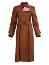 BURBERRY BROWN AND PINK TRENCH COAT,34D864E2-3106-24D7-398E-9399DABDEBE6