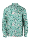 AMIRI SMALL BANANA LEAVES LONG-SLEEVE PAJAMA SHIRT,598013CE-2C22-2B54-C5DD-3CA6FA7B0DDE