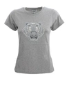 KENZO GREY COTTON T-SHIRT,5B974A87-CB6A-A859-24AB-88497621B1B2