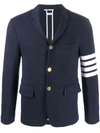 THOM BROWNE 4-BAR CLASSIC UNCONSTRUCTED JACKET,9154BD45-4461-EE03-6421-01A15CE4ECE1