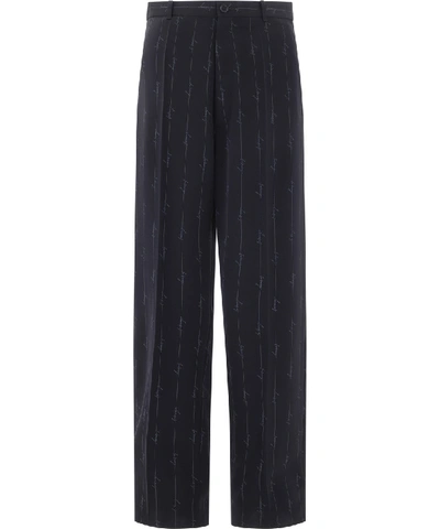 Balenciaga Black Polyester Pants