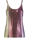 PACO RABANNE DÉGRADÉ CHAINMAIL CAMISOLE,E409832B-46D0-CEFC-4C3D-15F1191A320B