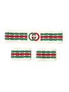 GUCCI WHITE COTTON HEADBAND,86CE67A2-E454-19D2-50EE-FB3E15C6666E