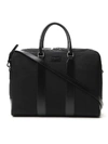 SAINT LAURENT BLACK NYLON BRIEFCASE,8AC47CCD-C909-B22F-ED26-FCD195BEC3E0