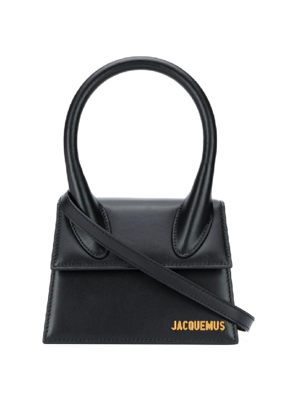 jacquemus black le grand chiquito top handle bag