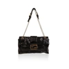 FENDI BLACK SEQUIN AND LEATHER BAGUETTE CHAIN SHOULDER BAG,DB971CEC-ED13-F2C7-1A8A-CCD45D650958