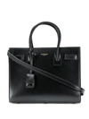 SAINT LAURENT SAC DE JOUR BLACK LEATHER HANDBAG,1381F848-848C-5BDC-3134-20EBBA7E8521