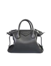 Givenchy Medium Antigona Soft Satchel Bag In Calfskin In Black