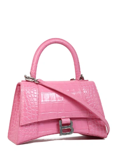 Balenciaga Pink Leather Handbag