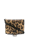 DOLCE & GABBANA LEOPARD LEATHER MESSENGER BAG,90A3B7CE-197B-0A0D-0764-0B48037ACF10