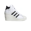 Adidas Originals Superstar Ellure High-top Sneakers In White