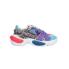 Fila Logo Sneakers In Multicolor