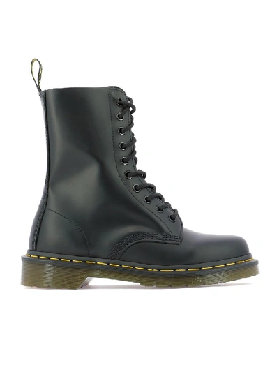 Dr. Martens Vegan Leather Ankle Boots In Black