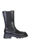 Ash Women's Lennox Wingtip Block Heel Combat Boots In Black