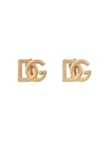 DOLCE & GABBANA WOOD GOLD BRASS EARRINGS,B015A67E-2082-6AD6-DD39-0608C605A8A4