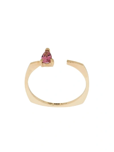 Aliita 9kt Yellow Gold Argo Gota Tourmaline Ring In Not Applicable