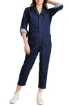 ALEX MILL LONG SLEEVE CHAMBRAY JUMPSUIT,C00-WX018-2172