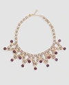 ANN TAYLOR SEQUIN BEADED STATEMENT NECKLACE,547671