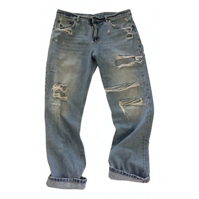 Pre-owned Ksubi Blue Cotton Jeans