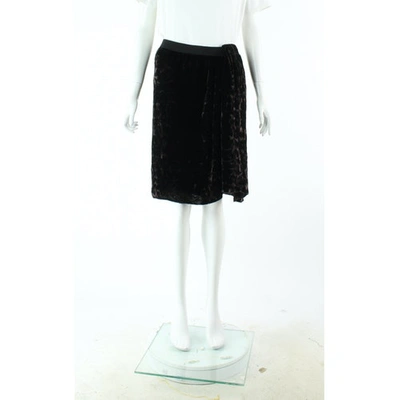Pre-owned Marc Jacobs Black Silk Skirt