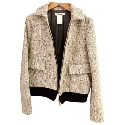 Pre-owned Chloé Grey Wool Jacket