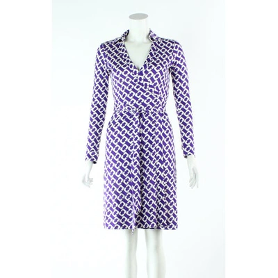 Pre-owned Diane Von Furstenberg Multicolour Silk Dress