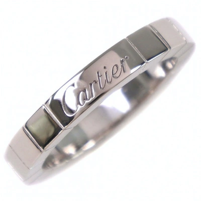 Pre-owned Cartier Lanières Silver White Gold Ring