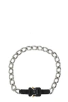 ALYX CHAIN NECKLACE W LEATHER DETAILS,11496997