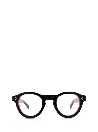 Lesca Gaston Optic Bleu / Cognac Glasses