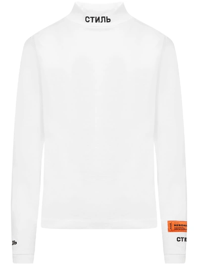 Heron Preston Ctnmb Sweater In White